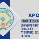AP DSC Hall Ticket 2025 Released