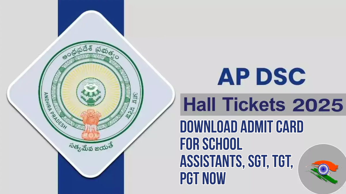 AP DSC Hall Ticket 2025 Released